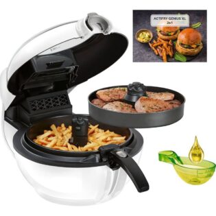 Tefal Heißluftfritteuse YV9700 ActiFry Genius XL 2in1, 1500 W, Kapazität 1,7 kg, inkl. Rührarm, 9 aut. Programme, gesund Frittieren