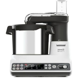 Kenwood Küchenmaschine mit Kochfunktion kCook Multi, 2200 W, 4.5 l Schüssel, 4,5 l Rührschüssel & 7,2 l Dampfgaraufsatz