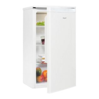 exquisit Vollraumkühlschrank KS85-V-091E weiss, 84.3 cm hoch, 45 cm breit, 75 Nutzinhalt, Temperaturregelung stufenlos, verstellbare Glasablagen
