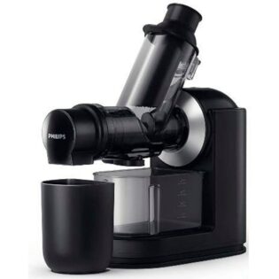 Philips Slow Juicer HR1889/70, 150 W, Viva Collection, mit Tropfstopp, QuickClean, XL Einfüllöffnung