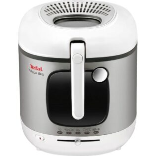 Tefal Fritteuse FR4800 Mega XXL, 2100 W, herausnehmbarer Behälter, Anti-Geruch-Filter, Sichtfenster, FR4800