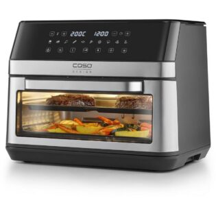 Caso Heißluftfritteuse 3186 Design AirFry DuoChef, 2200 W