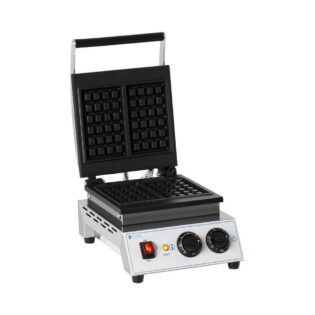 Royal Catering Waffeleisen Waffelmaker 1500 W belgische Waffeln Waffelmaschine 50 - 300 °C Timer, 1,500 W