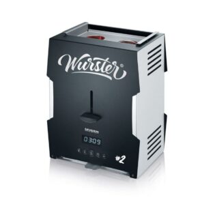 Severin Elektrogrill Wurster, 2000 W, Wurster WT 5005: Perfekt gegrillte Würstchen in nur 5 Minuten