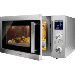 Hanseatic Mikrowelle 15896546, Grill und Heißluft, 25 l, 3-in-1 Gerät, 4 Kombinationsprogramme