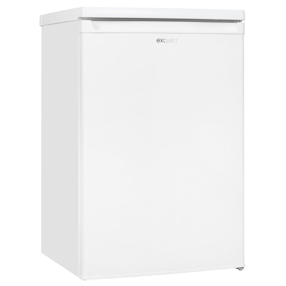 exquisit Kühlschrank KS16-4-E-040E weiss, 85,5 cm hoch, 55 cm breit, 109 L Volumen, 4 Sterne Gefrieren
