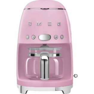 Smeg Filterkaffeemaschine DCF02PKEU, 1,25l Kaffeekanne, Papierfilter, Permanentfilter 1x4