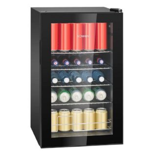 BOMANN Getränkekühlschrank KSG 7287, 74 cm hoch, 43 cm breit, 63 Liter, 4 Chromablagen, Doppelverglaste Tür