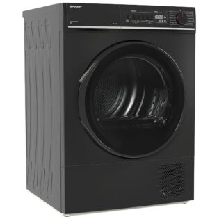 Sharp Wärmepumpentrockner KD-PRO8S7GBC-DE, SoftTouch-Bedienung mit LED-Display, Trommelbeleuchtung, WiFi