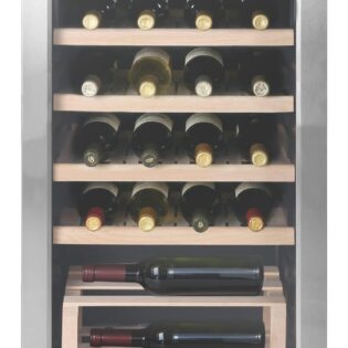 Hanseatic Weinkühlschrank HWC20FCBH-2, für 20 Standardflaschen á 0,75l,mit digitaler Temperaturanzeige, LED Beleuchtung