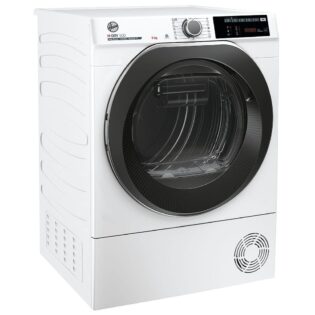 Hoover Wärmepumpentrockner NDE H9A3TCBEXS-S, WiFi + Bluetooth, Woolmark, AquaVision, Startzeitvorwahl