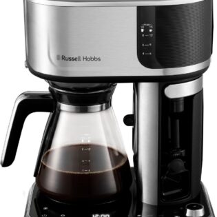 RUSSELL HOBBS Filterkaffeemaschine Attentiv 26230-56 Coffee Bar, 1,25l Kaffeekanne, Papierfilter 1x4