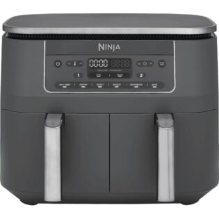 NINJA Heißluftfritteuse Ninja 6-in-1 Dual Zone Air Fryer 7.6L DZ300EU, 2470 W