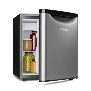 Klarstein Kühl-/Gefrierkombination Yummy, 51 cm hoch, 45 cm breit, Bier Hausbar Getränkekühlschrank Hotel Mini Fridge