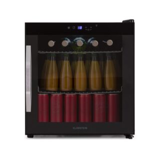Klarstein Table Top Kühlschrank Coachella, 51.5 cm hoch, 47.5 cm breit, Bier Hausbar Getränkekühlschrank Hotel Mini Fridge 47 L Wifi