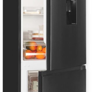 exquisit Kühl-/Gefrierkombination KGC265-70-WS-040E inoxlook-az, 180 cm hoch, 55 cm breit