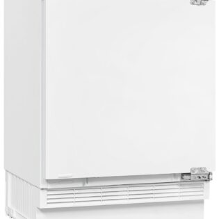 exquisit Einbaukühlschrank UKS130-4-FE-010E, 82,3 cm hoch, 59,5 cm breit, Ideal zum Unterbauen in die Küchenzeile für kleine Küchen, Büroküchen