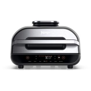 NINJA Heißluftfritteuse und Grill Foodi MAX AG551EU, 2460 W, 3,8 L Volumen, incl digitalem Temperaturfühler