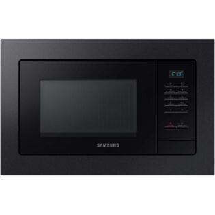 Samsung Mikrowelle MG20A7013CB/EG, Grill, Mikrowelle, 20 l, Garen, Backen & Grillen mit pflegeleichten Keramik-Emaille Innenraum