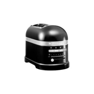 KitchenAid Toaster Artisan 5KMT2204EOB ONYX BLACK, 2 kurze Schlitze, für 2 Scheiben, 1250 W, mit Sandwichzange