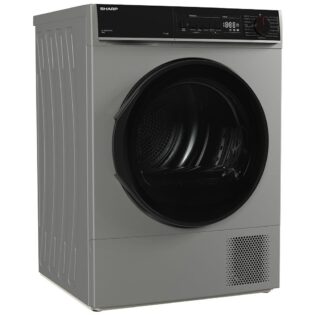Sharp Wärmepumpentrockner KD-PRO0S7GSD-DE, SoftTouch-Bedienung mit LED-Display, Trommelbeleuchtung, WiFi