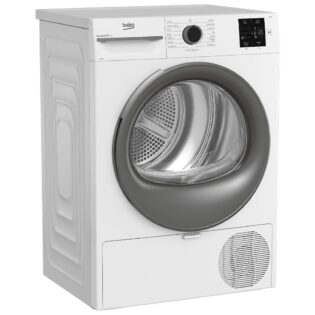 BEKO Wärmepumpentrockner BM3T30210W1, Hygiene Trocknen & Auffrischen, Knitterschutz