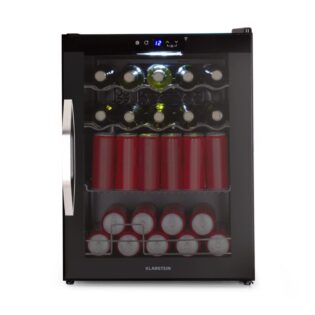 Klarstein Table Top Kühlschrank Coachella, 63.5 cm hoch, 47 cm breit, Bier Hausbar Getränkekühlschrank Hotel Mini Fridge