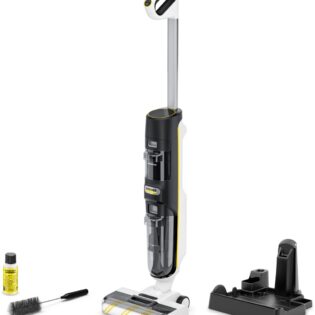 KÄRCHER Akku-Saugwischer FCV 4, 180 W, beutellos, 3 in 1-Reinigung, inkl. Lade-, Park- und Reinigungsstation