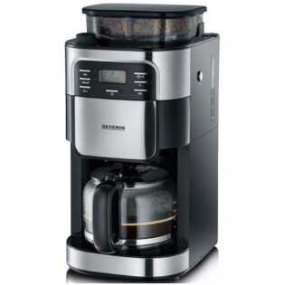 Severin Kaffeemaschine mit Mahlwerk KA 4810, 1l Kaffeekanne, 1x4, Mahlgrad und Kaffeemenge individuell einstellbar