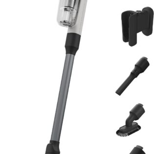 AEG Akku-Stielstaubsauger AP71HB14SH Akku Staubsauger mit LED & BedProPower Weiß, 400 W, beutellos