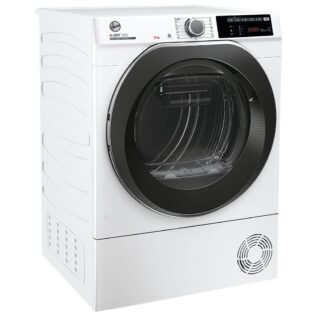 Hoover Wärmepumpentrockner NDEH10A2TCBEXS-S, WiFi + Bluetooth, AquaVision, Schuhgestell, Kindersicherung