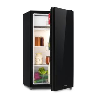 Klarstein Kühl-/Gefrierkombination Luminance Frost, 84 cm hoch, 45 cm breit, Kühl-Gefrierschrank Mini Fridge Haus Getränkekühlschrank