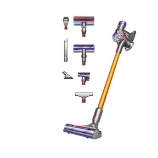 DYSON Akku-Hand-und Stielstaubsauger V8 Absolute, 425 W, beutellos, Haarentwirrungstechnologie, bis zu 40 Minuten Laufzeit