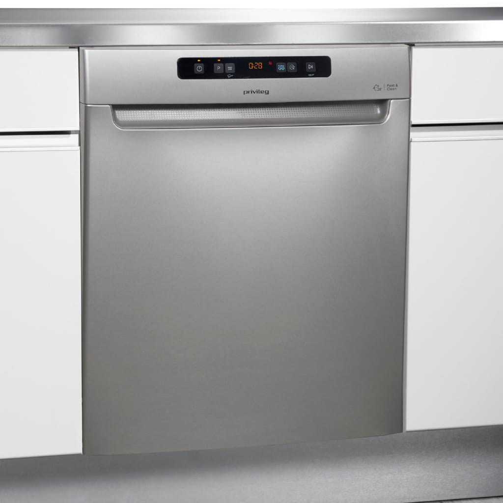 Privileg Unterbaugeschirrspüler P0U ECO D541 S, 14 Maßgedecke, 14 Maßgedecke, Fast&Clean 28’ – effektive Reinigung in 28 Minuten