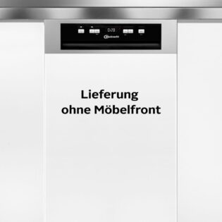 BAUKNECHT teilintegrierbarer Geschirrspüler BK4PC11BS7A0, 11 Maßgedecke, ActiveDry