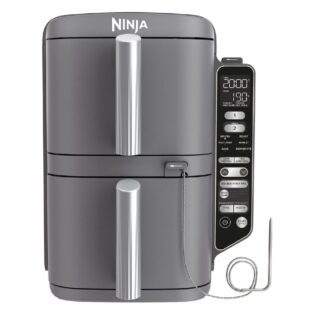 NINJA Fritteuse, 2470 W, 2470 Watt, 2x 4.75 L Fassungsvermögen, 6 Programme (Max Crisp