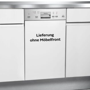 Amica teilintegrierbarer Geschirrspüler EGSP 14895-1 E, 10 Maßgedecke, Kompakter Geschirrspüler mit viel Platz und cleverer Aufteilung