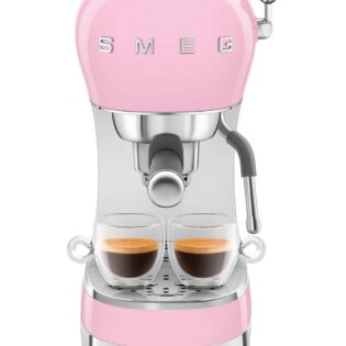Smeg Espressomaschine ECF02PKEU, Herausnehmbare Tassenablage