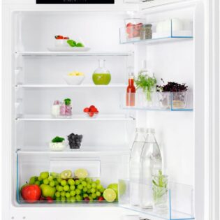 AEG Einbaukühlschrank Serie 5000 TSK5O88EF, 87,3 cm hoch, 55,6 cm breit, 118 L, variable Glasablagen,Türalam, LED-Beleuchtung, Touch, Festtür