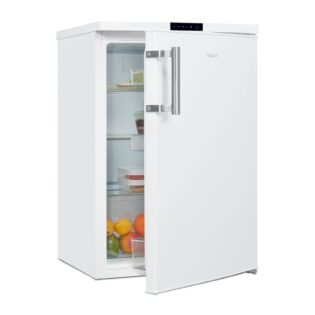 exquisit Kühlschrank KS516-V-HE-011D, 85 cm hoch, 56 cm breit, Schnellkühlenfunktion, Alarmfunktion, LED-Beleuchtung