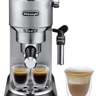 De'Longhi Siebträgermaschine EC 685.M, Schnellaufheizung, Integrierter Wasserfilter, Dampfstab