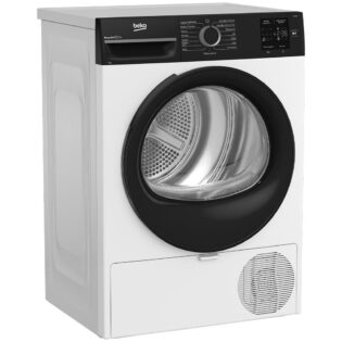 BEKO Wärmepumpentrockner BM3T37240W, Hygiene Auffrischen, Multifunktionsdisplay, Kindersicherung