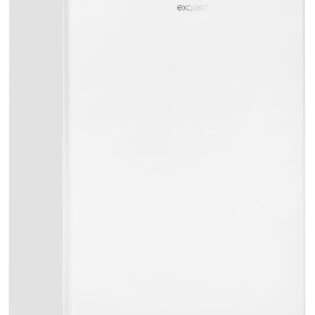 exquisit Kühlschrank KS16-V-040E weiss, 85 cm hoch, 55 cm breit, 127L Kühlschrank: flexibel, hell beleuchtet & mit praktischem Stauraum