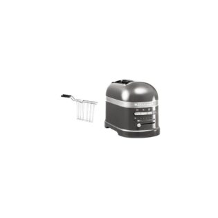 KitchenAid Toaster Artisan 5KMT2204EMS MEDALLION-SILBER, 2 kurze Schlitze, für 2 Scheiben, 1250 W, mit Sandwichzange