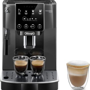 De'Longhi Kaffeevollautomat Magnifica Start ECAM220.22.GB - Kaffeeerlebnis auf Knopfdruck, schwarz, Intuitives Bedienfeld, manuelle Milchaufschäumdüse, Aroma-Funktion