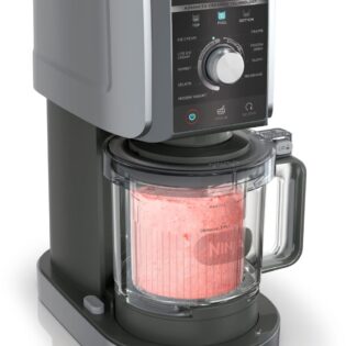 NINJA Eismaschine NC501EU Creami Deluxe, 10-in-1 Eis-und Eisgetränkmaschine, 800 W