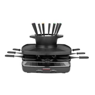 Gastroback Raclette 42567 Raclette Fondue Set Family and Friends, Antihaftbeschichtung