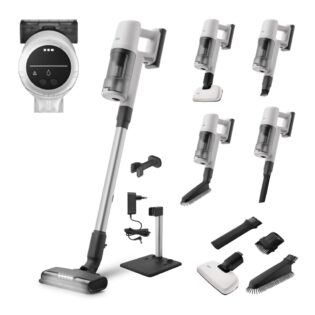 AEG Akku-Hand-und Stielstaubsauger 6000 AKKU-STAUBSAUGER (AP61HB21SH), 255 W, beutellos, sehr leicht 2,5 kg, 53 % Recyclingmaterial, bis zu 50 Min. Laufzeit