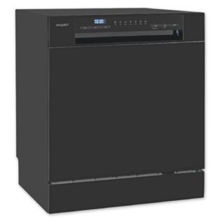 exquisit Tischgeschirrspüler GSP5508-030D, 8 l, 8 Maßgedecke, 8 Maßgedecke, 8 Liter, Auto-Door-Open, Startzeitvorwahl, Kompakt
