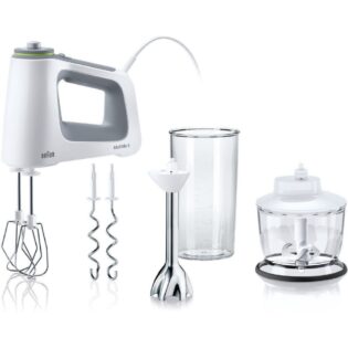Braun Handmixer HM5137WH Handmixer Leistungsbedarf: 750 W, Geschwindigkeitsstufen: 9